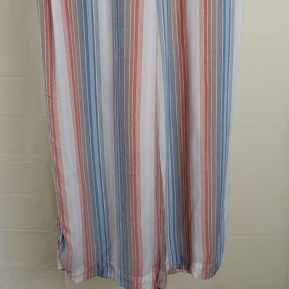 NWOT AE Wide Leg Pants Striped Size Medium - Picture 2 of 13